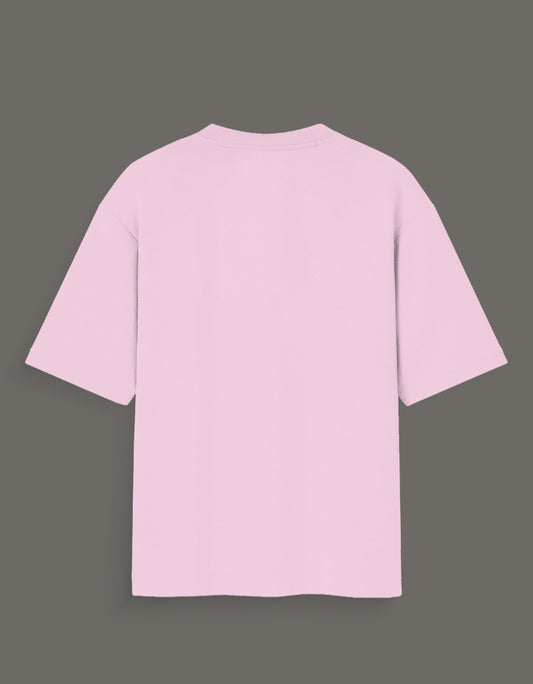 Back view of a plain light pink aart x Bachira Meguru graphic shirt from AnimeVerseStore