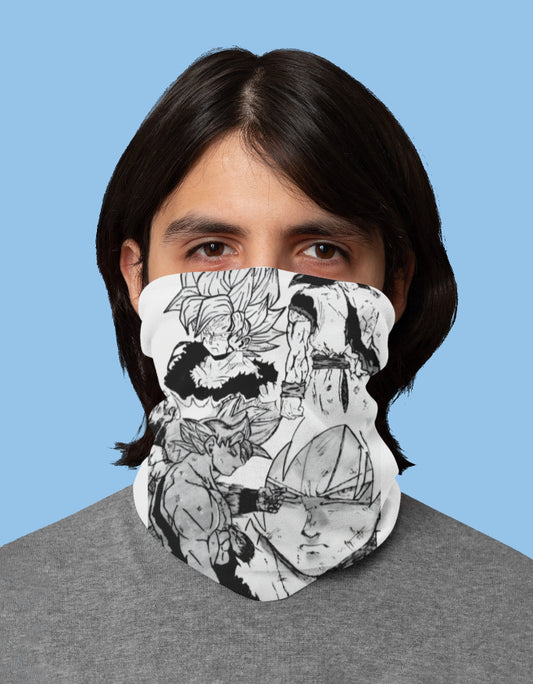 AnimeVerseStore Dragon Ball Z face cover merch featuring iconic characters and dynamic designs