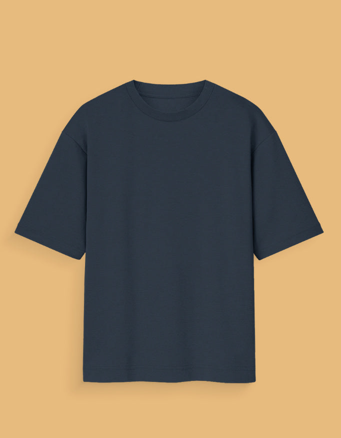 Plain dark gray cotton t-shirt with short sleeves from AnimeVerseStore meme t-shirt India