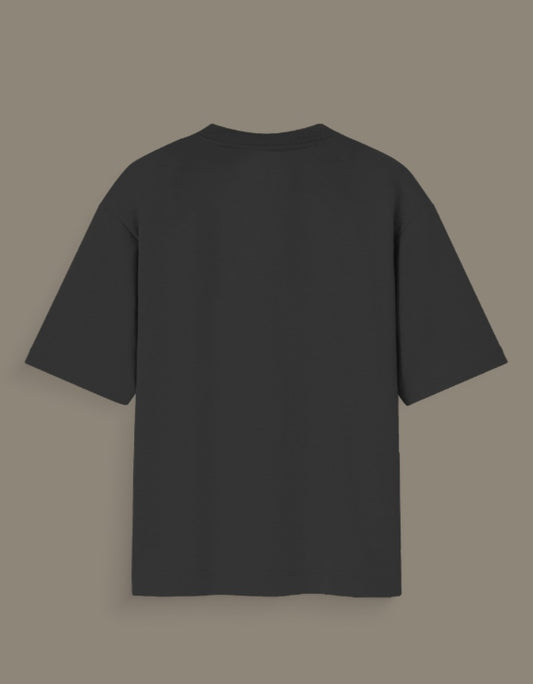 Back view of a plain black One Piece Zoro graphic tee from AnimeVerseStore