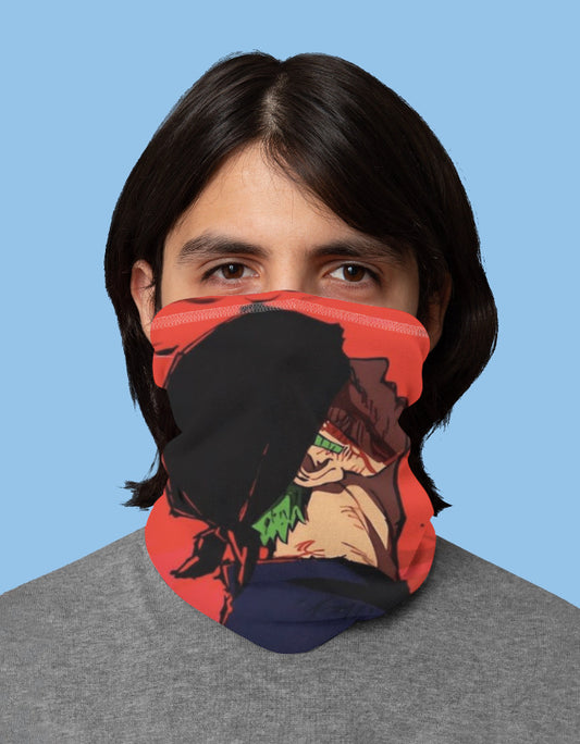 Zoro Bandana anime merch featuring vibrant colors and a striking design for anime fans