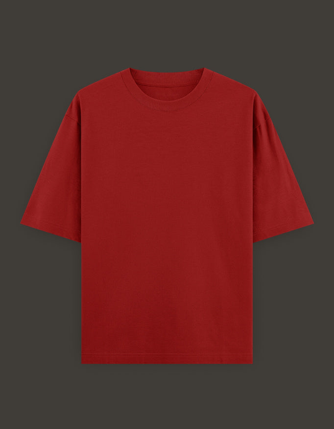 Pikachu Akatsuki t-shirt in red, featuring a comfortable oversized fit for anime fans