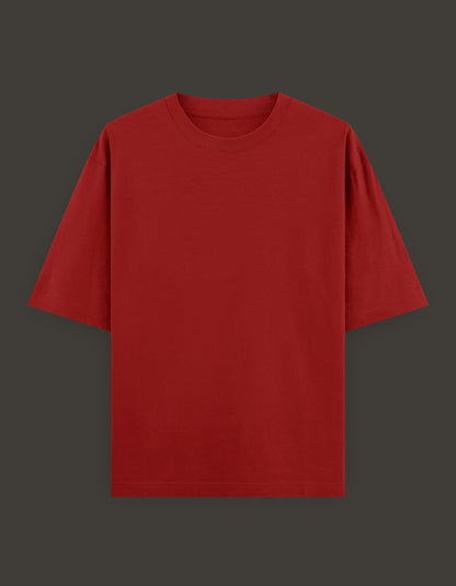 Pikachu Akatsuki t-shirt in red, featuring a comfortable oversized fit for anime fans