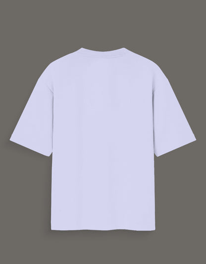 Plain white aart x Bachira Meguru graphic shirt shown from back with short sleeves and crew neck