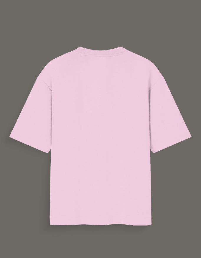 Back view of a plain light pink aart x Bachira Meguru graphic shirt from AnimeVerseStore
