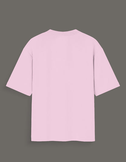 Back view of a plain light pink aart x Bachira Meguru graphic shirt from AnimeVerseStore