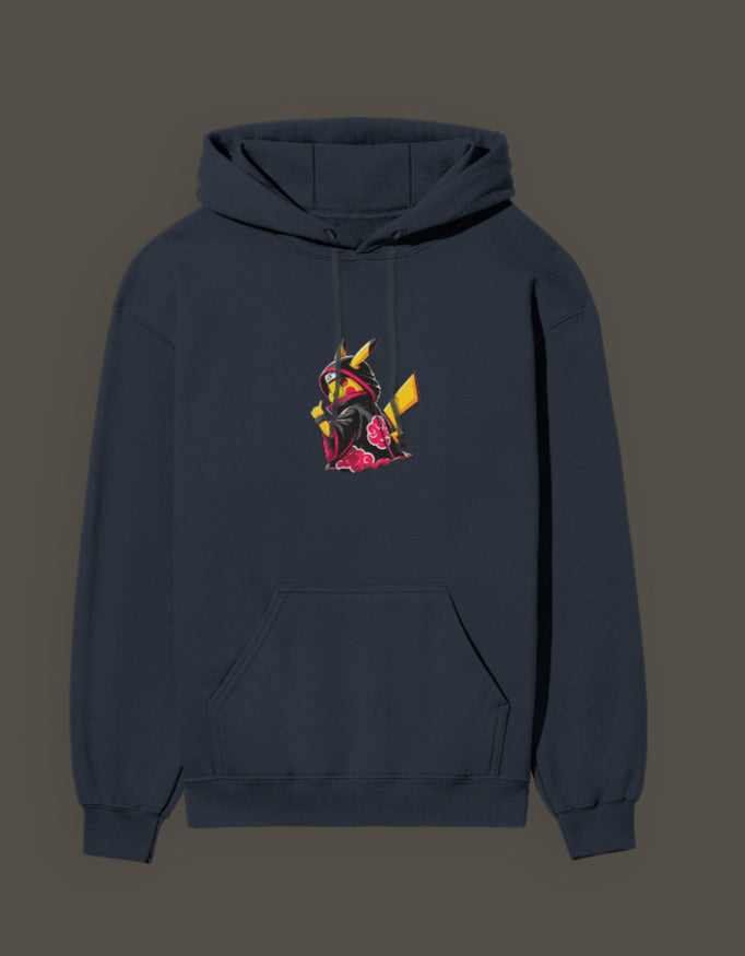 Akatsuki Pikachu hoodie featuring a unique design and cozy fit for anime fans