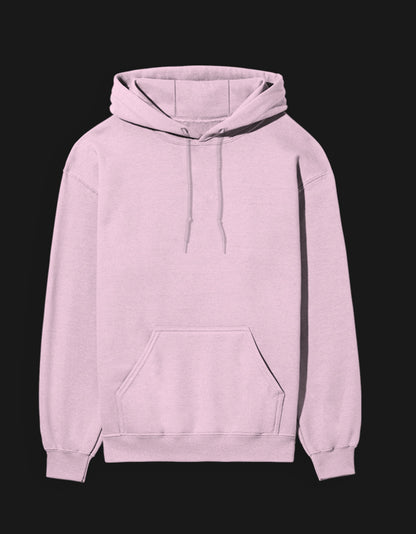 Light pink 420 anime hoodie with a comfortable fit and front pouch pocket