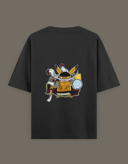 Pikachu x Whitebeard anime t-shirt featuring a vibrant graphic design on the back