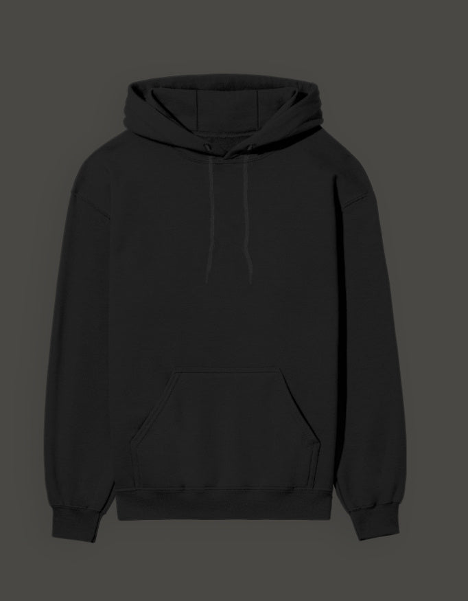 Black ultra instinct anime hoodie featuring a comfortable design and front pocket for everyday wear