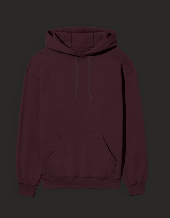 Maroon Awakened Gojo Hoodie featuring a classic design and spacious front pocket for comfort