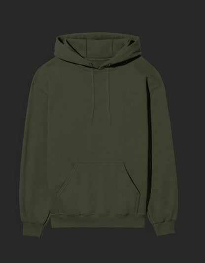 Olive green awakened gojo hoodie with front pocket and drawstring hood for fans of anime fashion