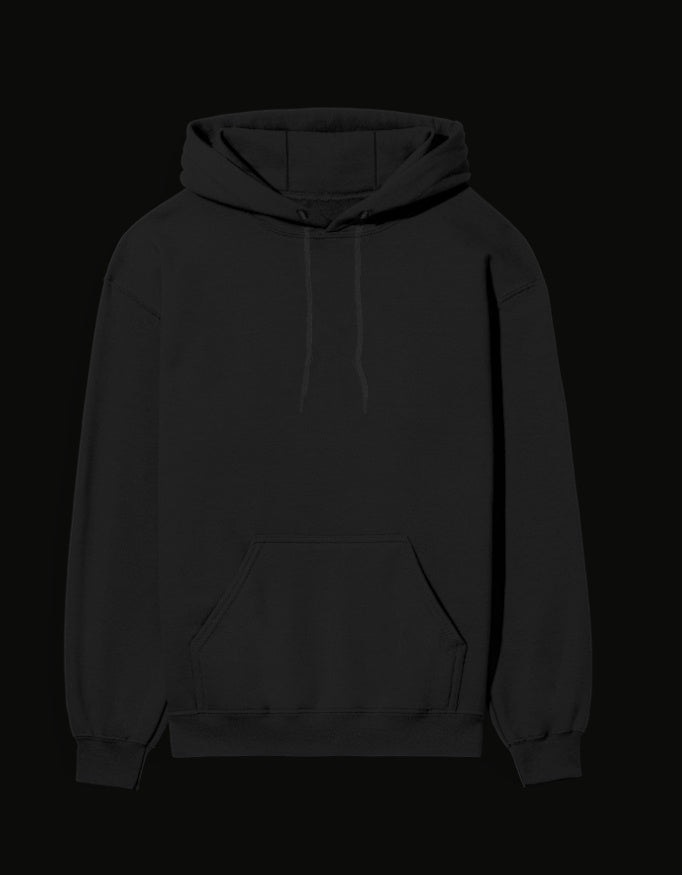 Bleach Ichigo unisex hoodie in black with a comfortable, casual design and front pocket
