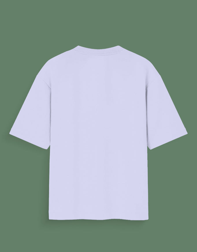 Back view of plain white Custom Glow in dark T-shirt with short sleeves and round neck