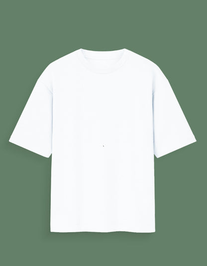 White Custom Glow in dark T-shirt with short sleeves on green background from AnimeVerseStore