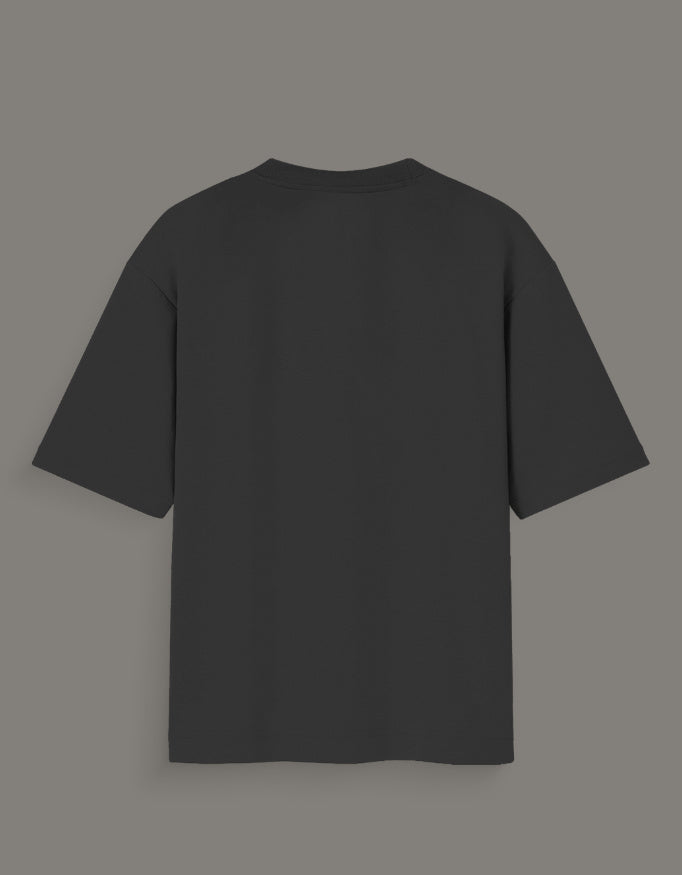 Black plain back view of Dragon Ball Z artist tee from AnimeVerseStore