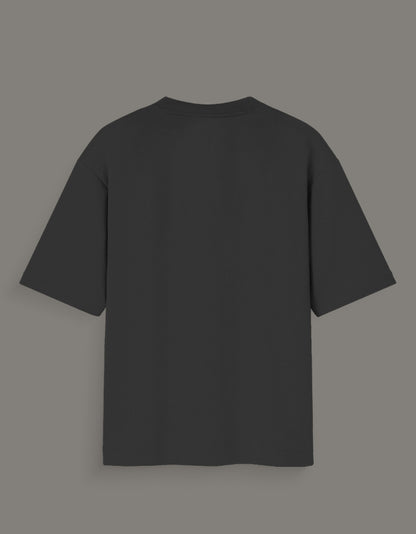 Black plain back view of Dragon Ball Z artist tee from AnimeVerseStore