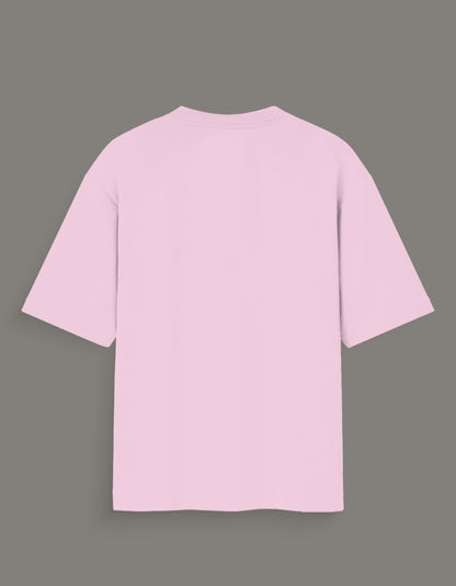 Back view of a light pink Dragon Ball Z artist tee with short sleeves and a relaxed fit