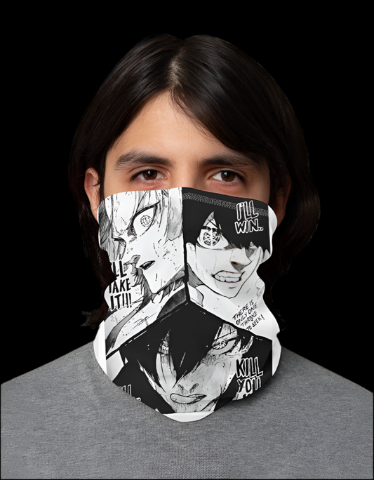 Egoist anime bandana in India featuring dramatic characters and expressions for anime fans