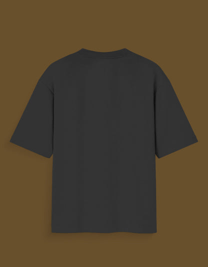 Black blank t-shirt displayed from the back without any designs or logos Eren Yeager Founder Titan t-shirt