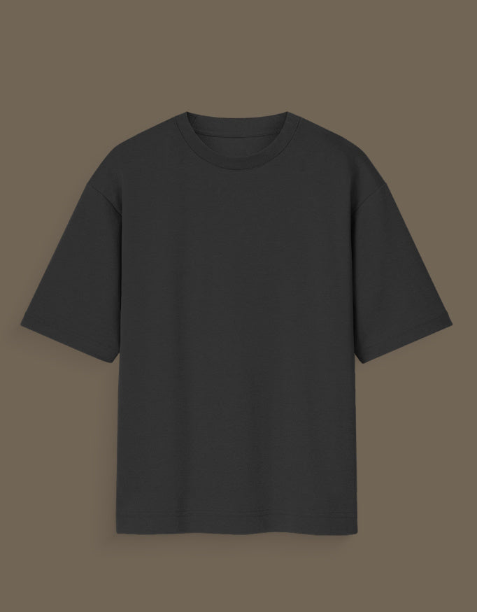 Black plain Garp Haki anime t-shirt with short sleeves and crew neck by AnimeVerseStore