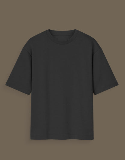 Black plain Garp Haki anime t-shirt with short sleeves and crew neck by AnimeVerseStore