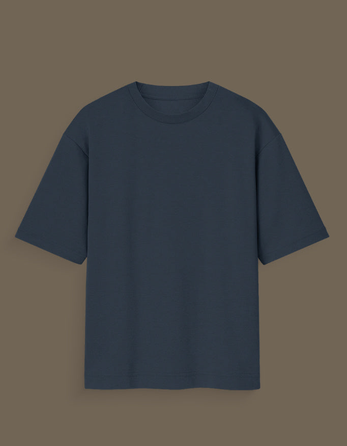 Plain dark navy Garp Haki anime t-shirt by AnimeVerseStore with short sleeves and crew neck