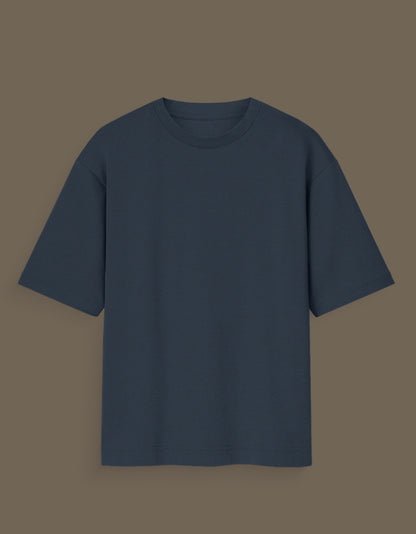 Plain dark navy Garp Haki anime t-shirt by AnimeVerseStore with short sleeves and crew neck