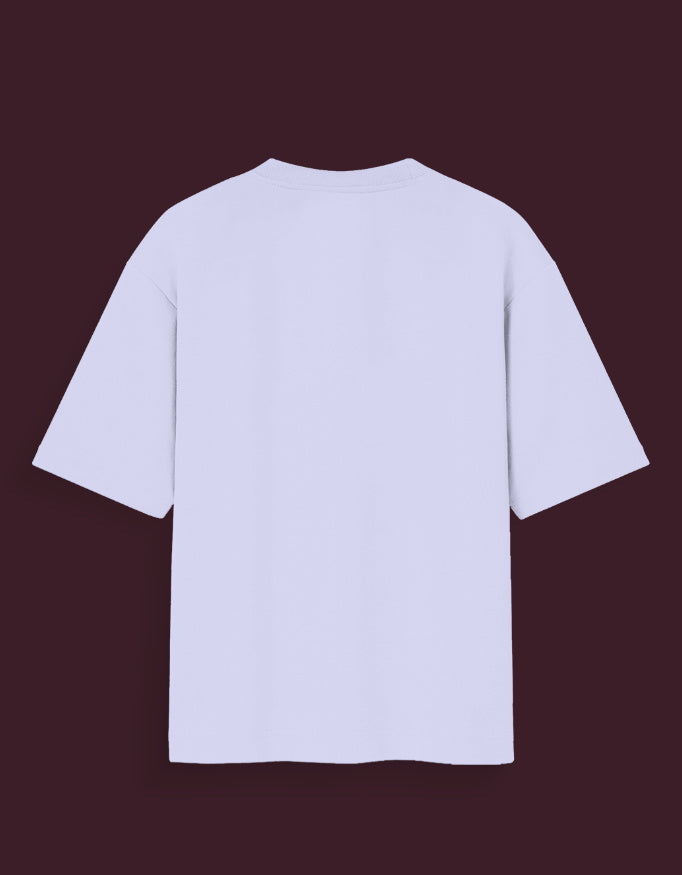 Back view of plain light purple Gohan Beast Mode anime t-shirt with short sleeves