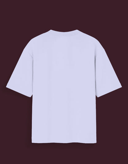 Back view of plain light purple Gohan Beast Mode anime t-shirt with short sleeves