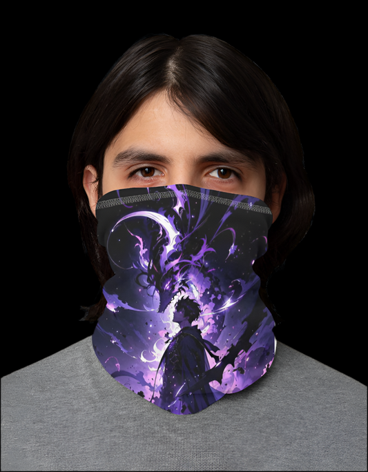 Jin Woo Bandana Anime featuring a stylish design with a mystical character in vibrant colors