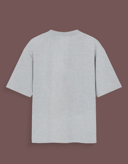 Gray plain back view joker inspired graphic tee from AnimeVerseStore