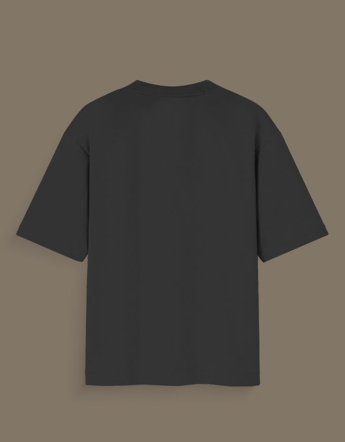Black short sleeve Kakashi Hatake glow t-shirt showing the back view from AnimeVerseStore