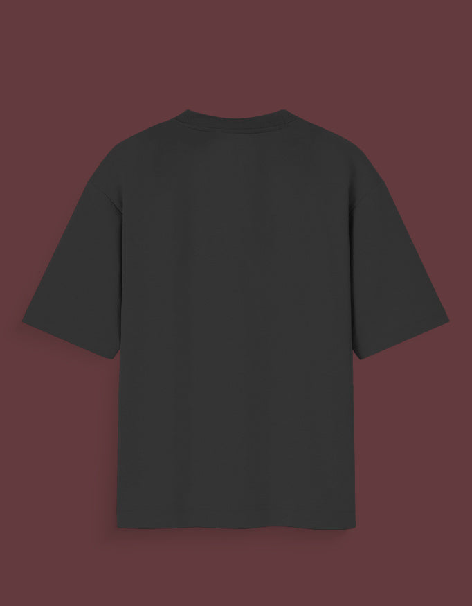 Black plain back view of Kurosaki x Hollow anime t-shirt from AnimeVerseStore