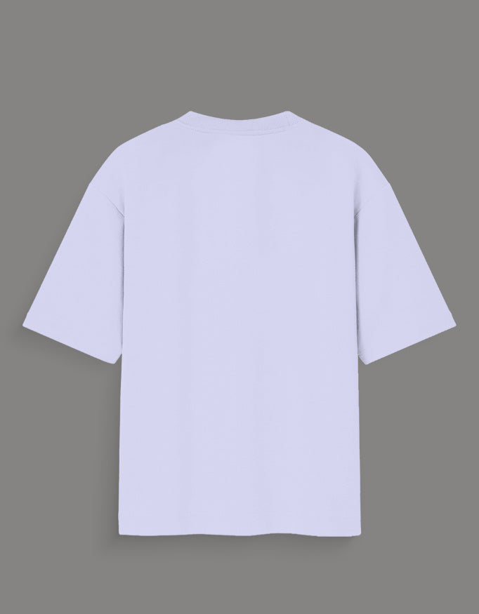 Back view of limited edition joker t-shirt India in plain white with short sleeves