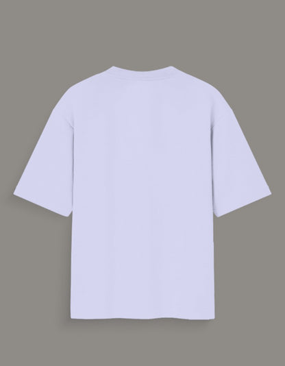 Back view of plain white Luffy wanted poster t-shirt from AnimeVerseStore with short sleeves and crew neck