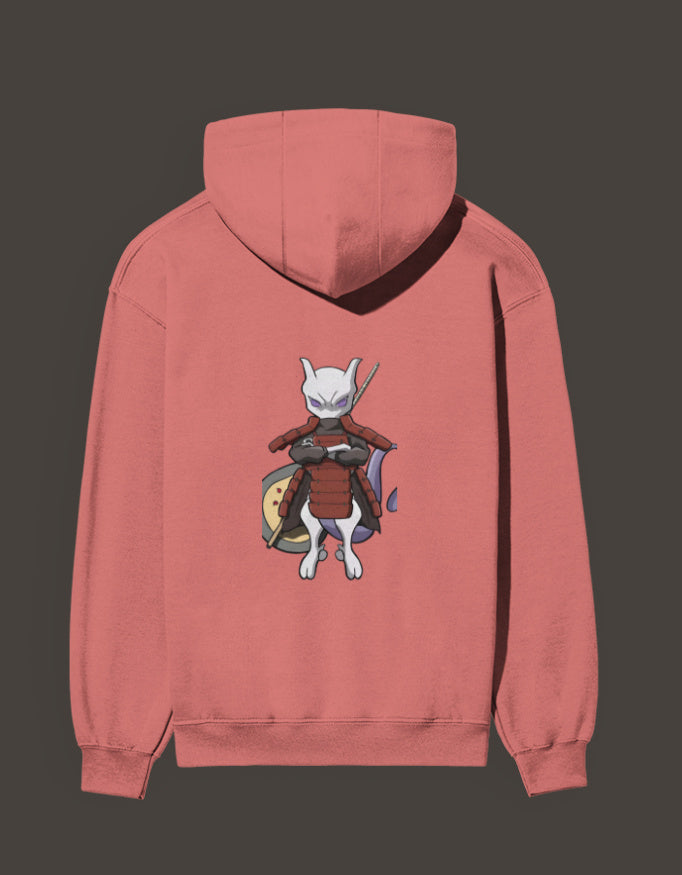 Madara Mewtwo anime hoodie featuring an intricate design on the back for anime enthusiasts