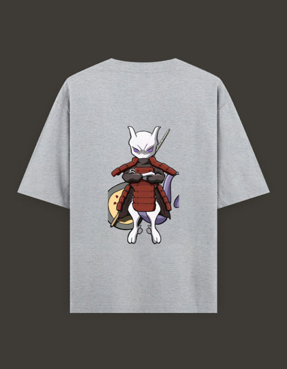Mew2 x Madara anime t-shirt featuring unique character design on the back in grey color
