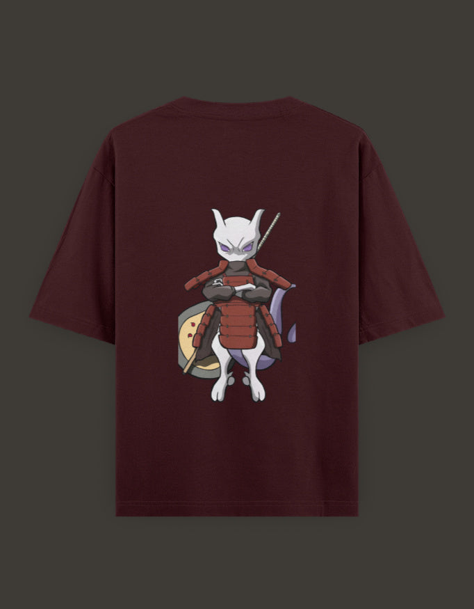 Mew2 x Madara anime t-shirt featuring a graphic design of Mew2 in a cool pose