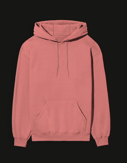 NAGI anime hoodie in soft pink color with a cozy front pocket and adjustable drawstring