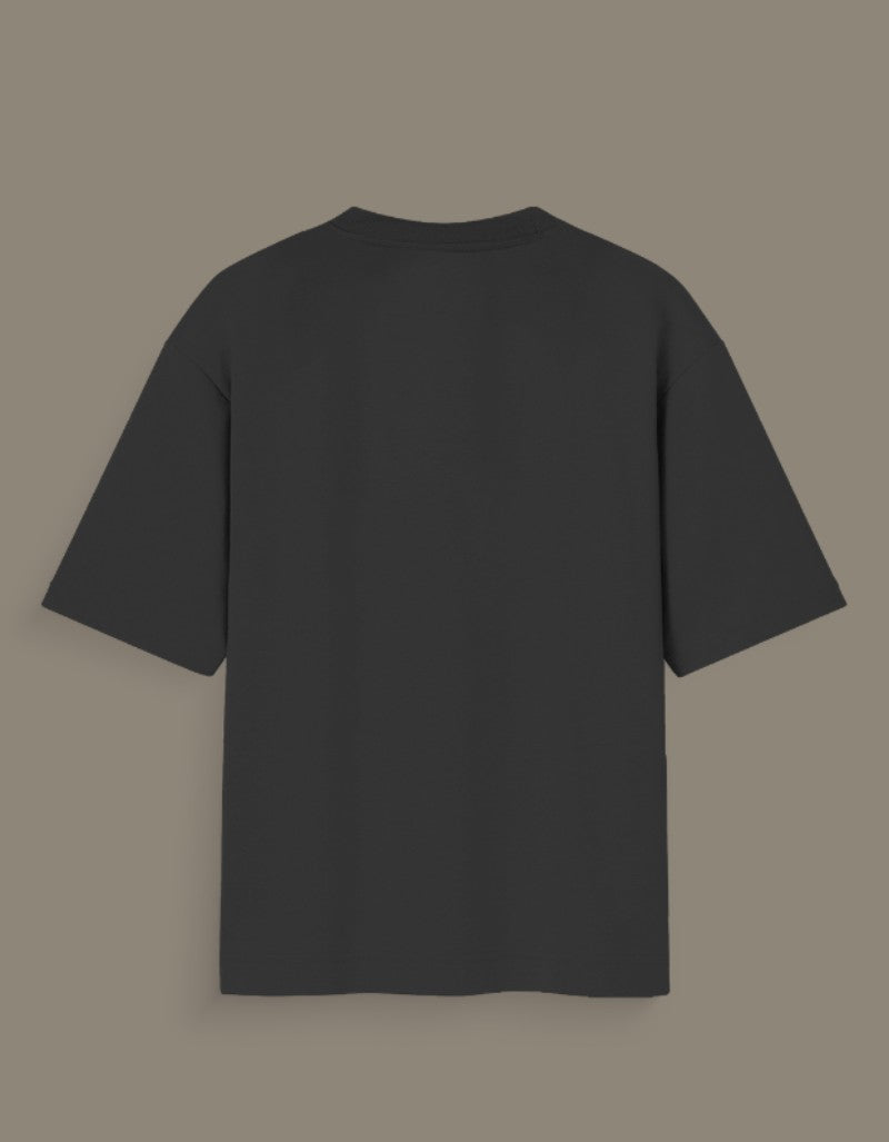 Back view of a plain black One Piece Zoro graphic tee from AnimeVerseStore