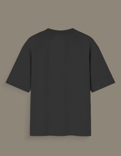 Back view of a plain black One Piece Zoro graphic tee from AnimeVerseStore
