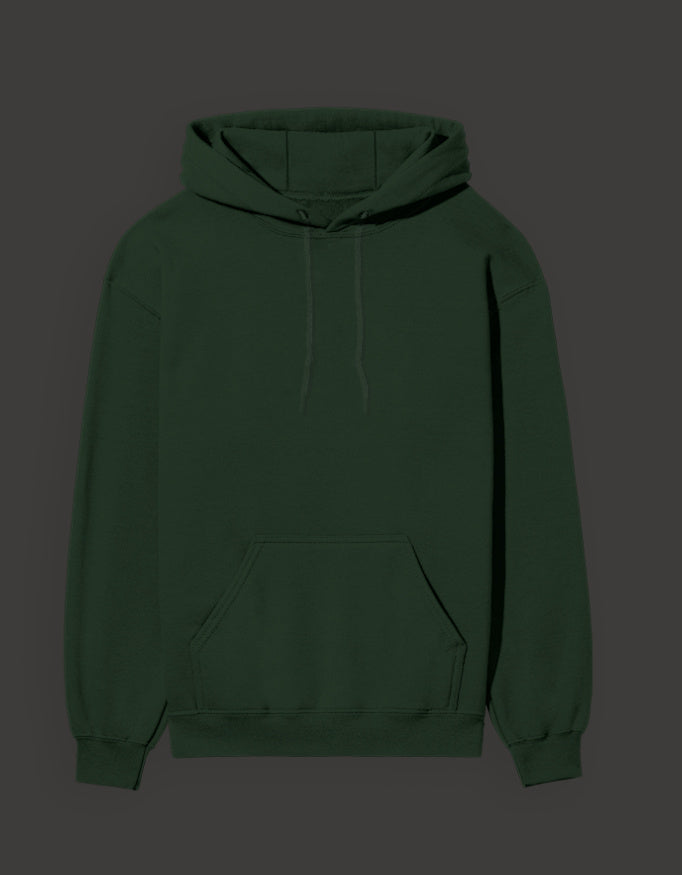 Dark green Pepe frog hoodie for Gen Z with a cozy fit and front pocket design