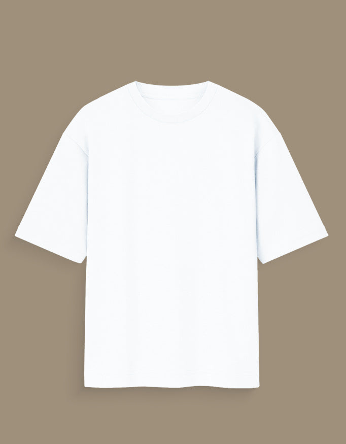 White personalized oversized T-shirt India with Obito Uchiha anime graphic design