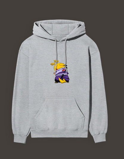 Pikachu Uchiha hoodie in gray featuring a unique design for anime fans
