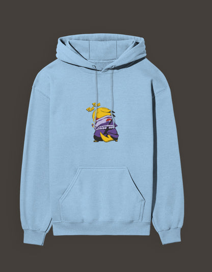 Light blue Pikachu Uchiha hoodie with a unique design featuring Pikachu in Uchiha attire