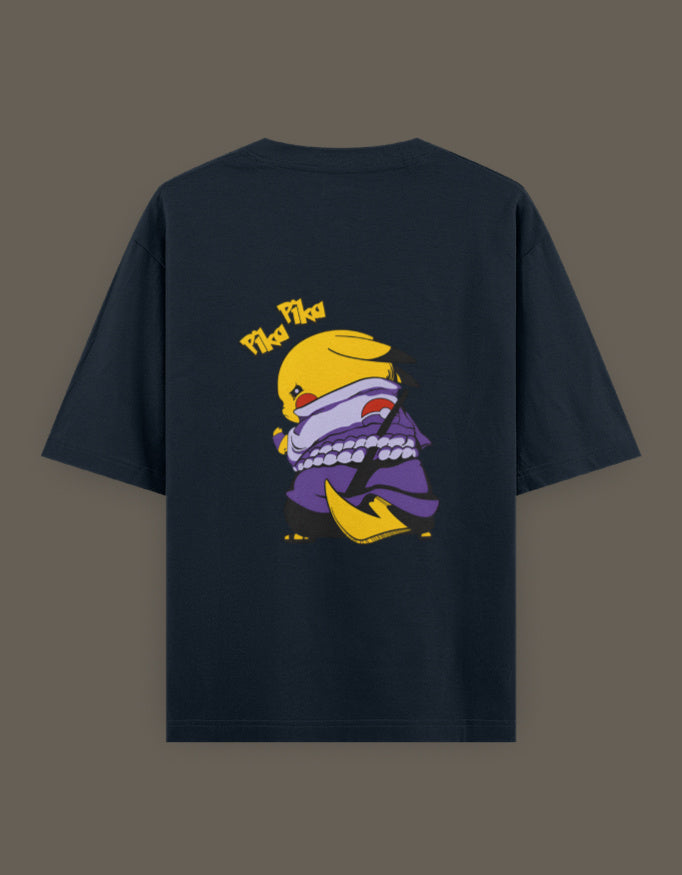 Pikachu Uchiha t-shirt featuring a unique design of Pikachu in a ninja outfit