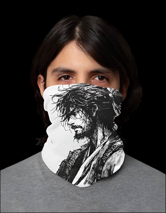 Rouge Shinobi Bandana featuring a detailed character design for anime enthusiasts