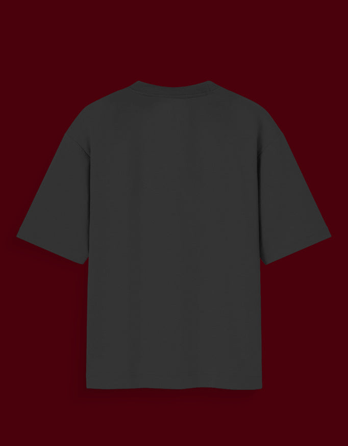 Black Shanks glow in the dark t-shirt showing the plain back side from AnimeVerseStore