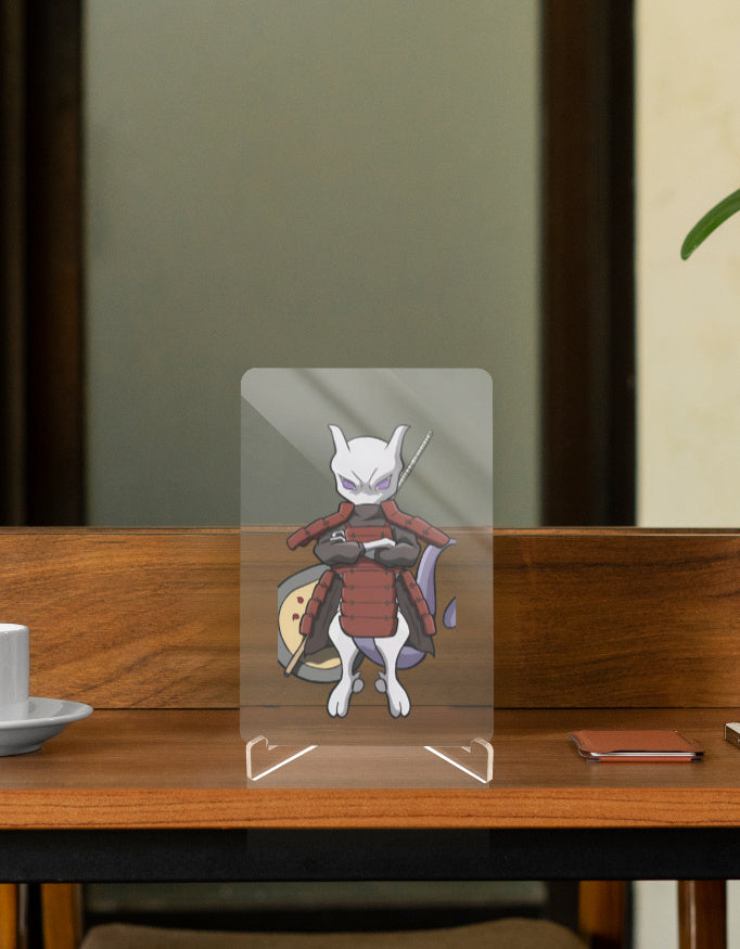 Anime Uchiha table figure featuring a character in a dynamic pose on a decorative stand